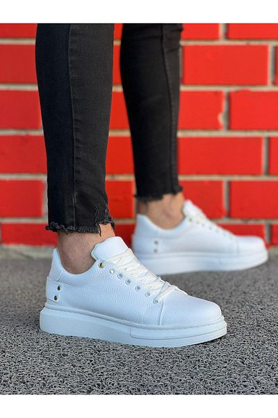 BESKAR KB047 Ανδρικά παπούτσια Casual White Skin