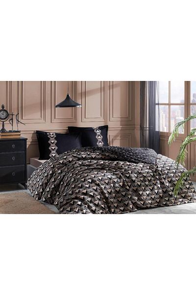 feifei Özdilek Double Ranforce Nev Set Ouro Black