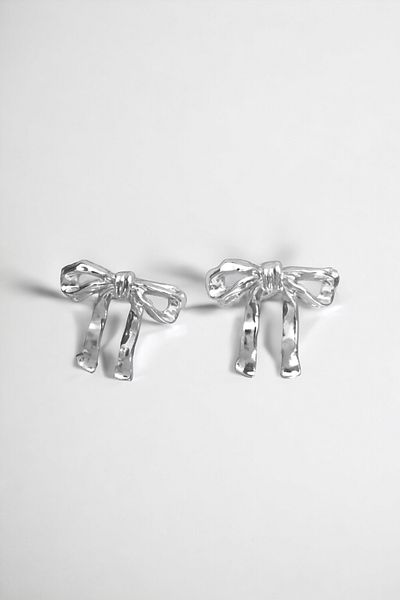 Çlk Accessories Premium Bow Plate Earrings