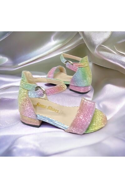 PATİK BEBE Minik topuklu tek bant renkli kız çocuk ayakkabı