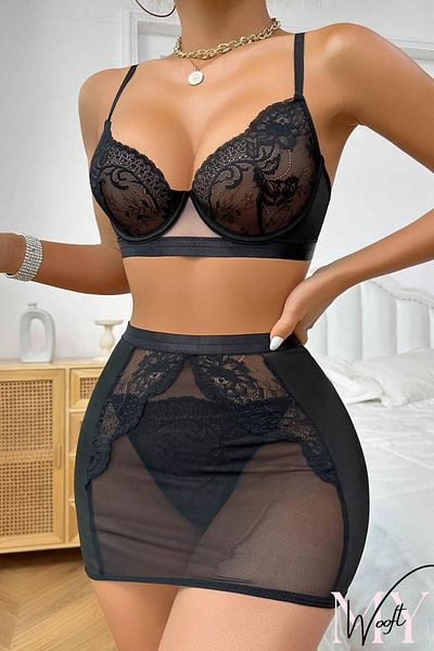 MY Wooft Costum fantezie Haine Transparente Dantela Costum Cămașă de noapte Femei