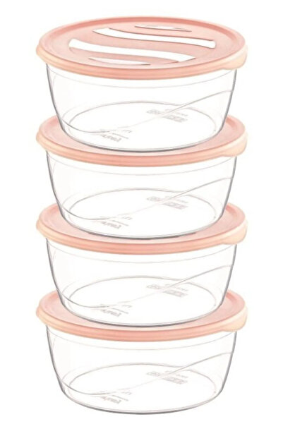 toyigoo Krizma round storage container 4 piece no:1 royaleks-çnk2153