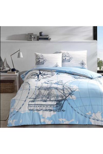 Ethab Ticaret Double Ranforce Snow Set Ean Turquoise