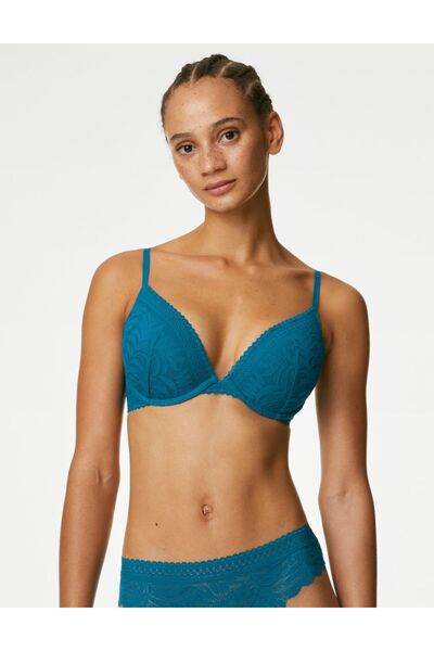 Marks & Spencer Flexifit™ Dantel Detaylı Destekli Push Up Sütyen