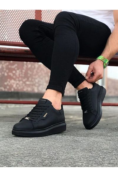 K&A Charcoal Men's Casual Shoes