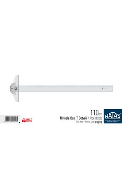 HATAS مينكالي (لاعب) مسطرة بلاستيك برأس T 110 سم / 01210