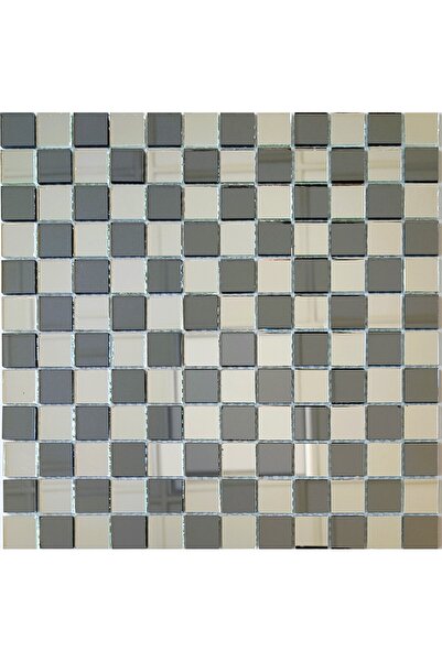 MozaiKristaL Mutfak Tezgah Arası Ve Iç Dekorasyon Için 23x23mm. Gerçek Ayna M...