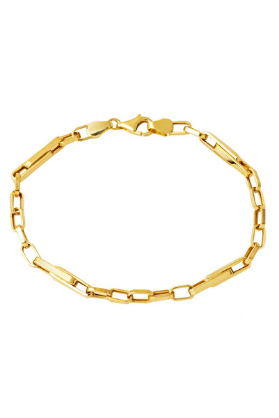 Bilezikci Ataç Halkalı İtalyan Tasarım 14 Ayar Altın Bileklik