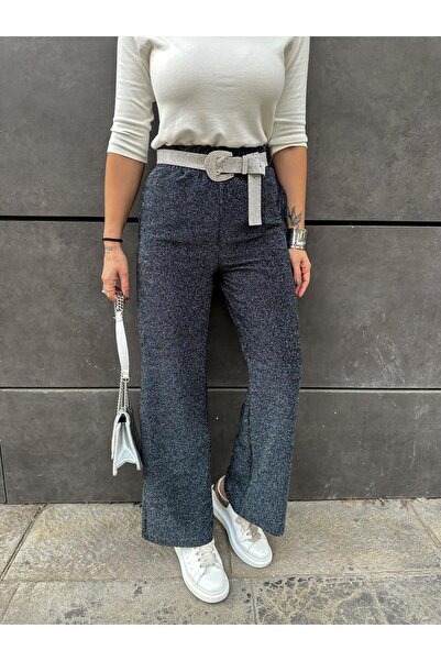 Zerrincan Giyim Simli Beli Lastikli Pantolon