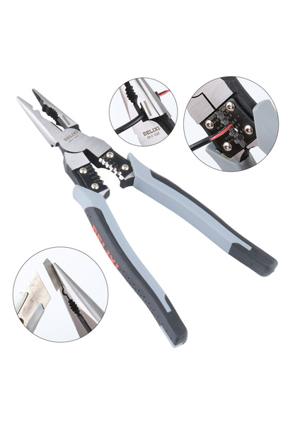 Powermaster KARGA BURUN - TERMİNAL SIKIŞTIRMA - KABLO SOYACI PENSESİ (4IN1 FONKSİYONLU)