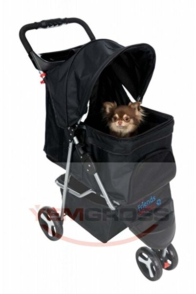 Trixie Köpek Ve Kedi Arabası 47x100x80 Cm Siyah