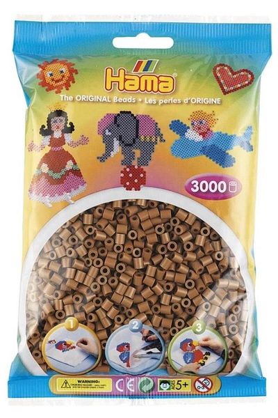 Hama Midi Bead 3,000 Pieces - Brown