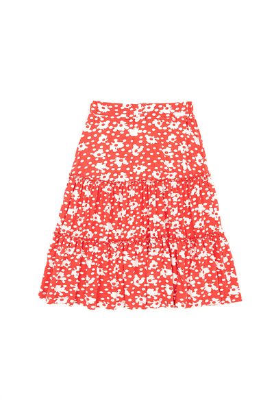 U.S. Polo Assn. Girl's Pomegranate Flower Knitted Skirt 50284913 -Vr039