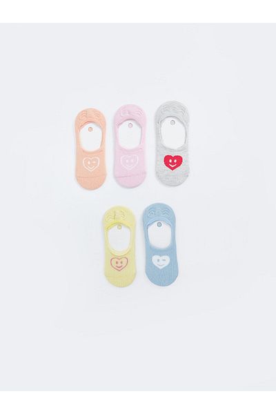 LC Waikiki Lcw Gemusterte Babet-Socken für Mädchen 5 Stück