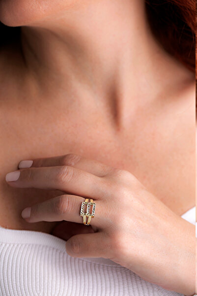 myorogold 3 Sıra Kaburga Altın Yüzük