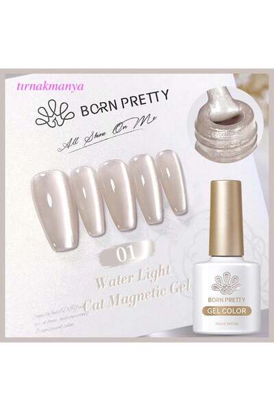 Born Pretty 10ml Water Light Cat Magnetic Kalıcı oje WL-01 (58465)