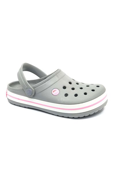 KCMN Cflex3661000 Sabo Doctor and Nurse Slippers - Thick Sole Orthopedic Women's Slippers GRAY