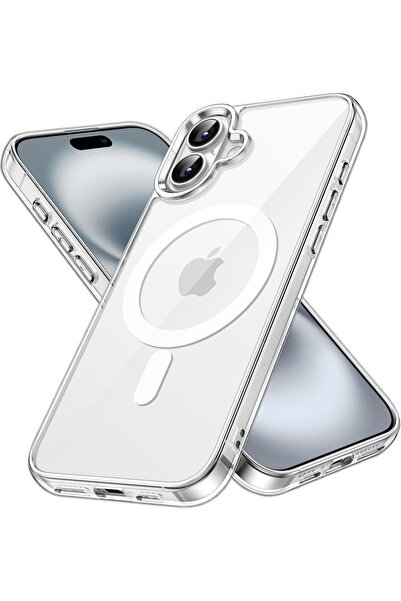 Rivor Apple iPhone 16 Plus Kılıf Magsafe Wireless Kablosuz Şarj Destekli Sert...