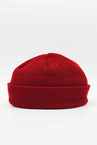 Külah Women's Red Hiphop Docker Beret Folding Cap Hat