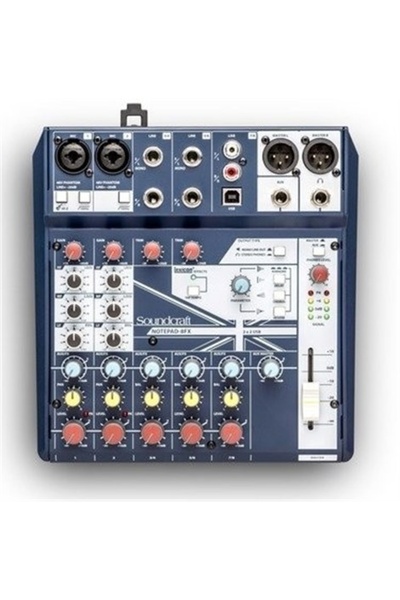 SOUNDCRAFT Notepad-8Fx 8 Kanal Analog Mikser, Usb , Lexicon Effect