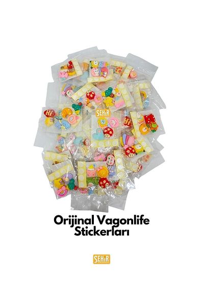 Uzspace Vagonlife 3D Sticker Set