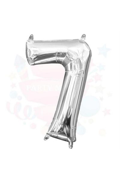Nedi Nedi Balloon Foil 40 Number Silver - 7 10768