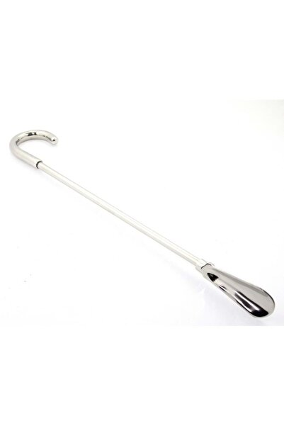 yesıl sarmasık 35 Chrome Walking Stick Design Shoe Horn Kerata