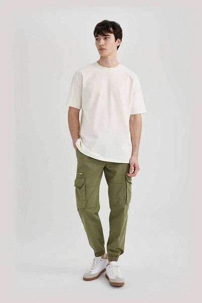 DeFacto Taktische Jogginghose – normale Passform, Cargotasche, B6146ax24sp