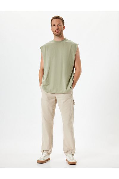 Koton New Season Basic Athlete Crew Neck Sleeveless Cotton