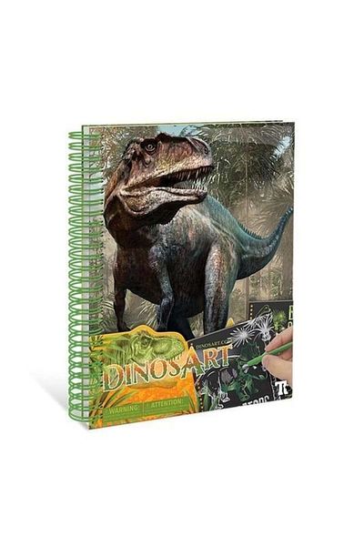 Taros Creative Scratch Activity Book - Dinosaurs Dinosart