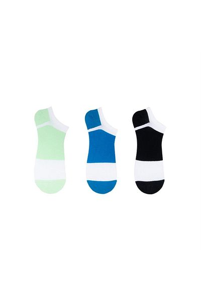 The Socks Company 3 ζευγάρια ανδρικά μποτάκια με σχέδια κάλτσες (155P)