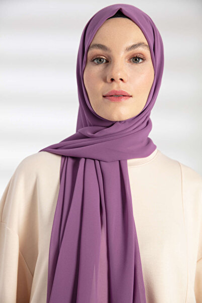 PURESCARFS Şifon Lavanta Şal