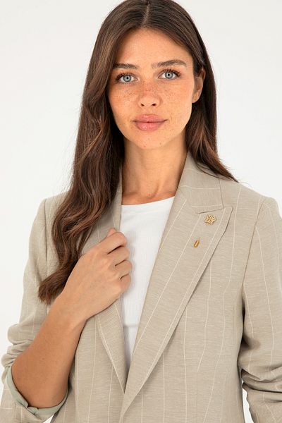 U.S. Polo Assn. سترة كاكي نسائية 50285344 -VR027