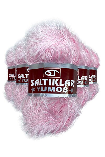SALTIKLAR 5 Adet Yumoş Sakallı El Örgü Ipi Yünü 13
