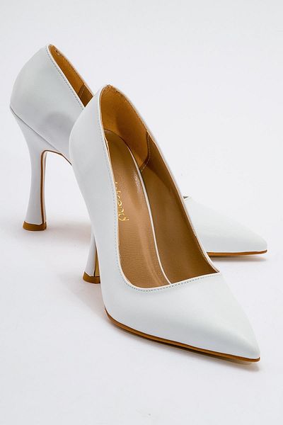 Ccway Women's Stiletto White Skin