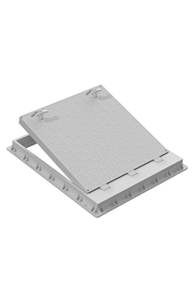 LUX WARES 80X90 MENTEŞELİ RÖGAR KAPAĞI VE ÇERÇEVESİ