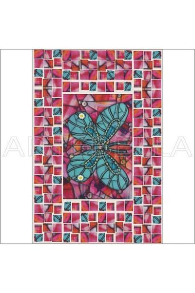 Artebella Μωσαϊκό Easy Transfer Σκούρο Πάτωμα 23x34cm 1572k
