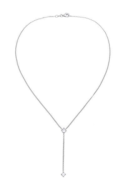 ELLI Necklace Necklace-y Women Pendant Zirconia Diamond Cut White 925 Sterling Silver Party / New Ye