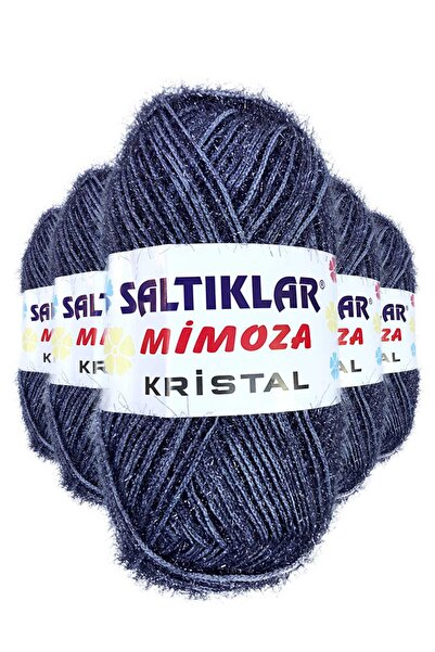 SALTIKLAR 5 Pieces Mimosa Crystal Glittering Shawl Booties Vest Thread 36