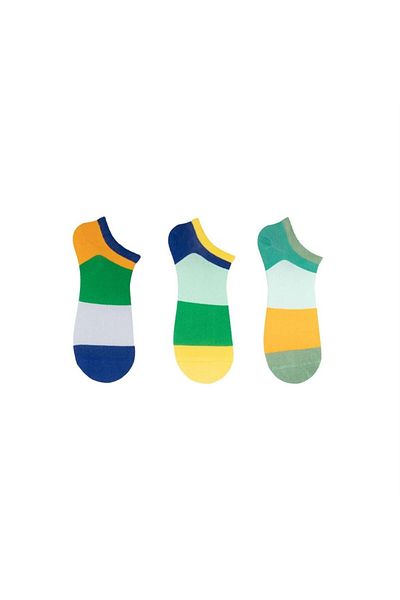 The Socks Company 3 ζευγάρια ανδρικά μποτάκια με σχέδια κάλτσες (158P)