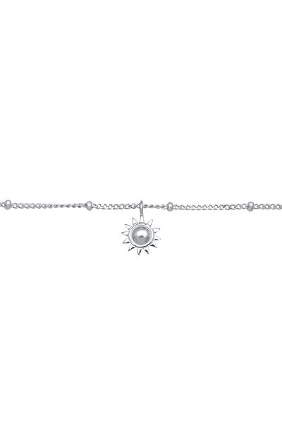 ELLI Halskette Choker Anhänger Sonne 925 Sterling Silber