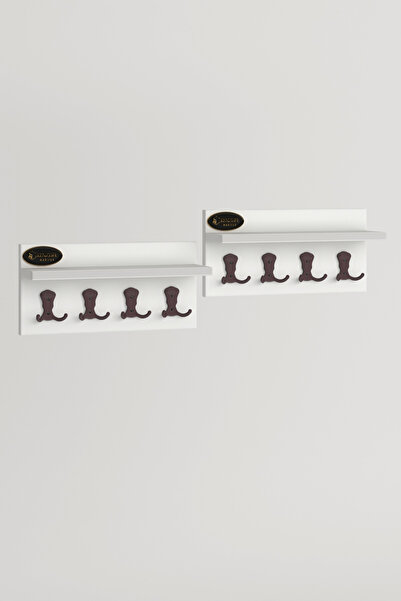 Kenzlife Elbise Askılığı Karayemiş2 Byz 26*076*12 Vestiyer Portmanto Askı Askılık 8 Adet Askı