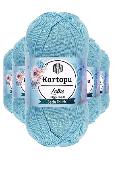 Marsilyan 5 قطع بلوزة بوستير بيكيني لوتس بحبل شبكي K537 أزرق فاتح