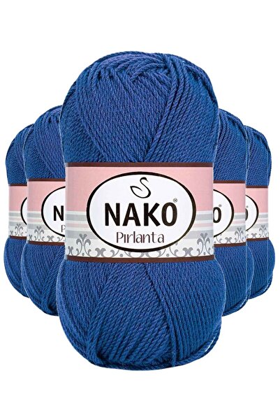 Marsilyan 5 قطع من صوف أميجورومي الماسي المحبوك يدويًا باللون الأزرق الداكن 1...