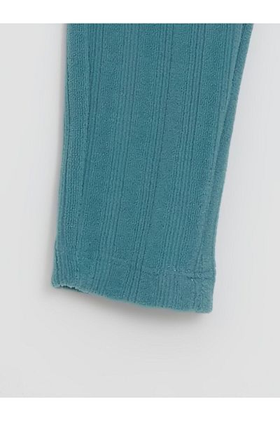 LC Waikiki Velvet Baby Girl Tights with Elastic Waist