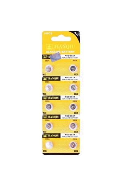 Genel Markalar TIANQIU AG3 LR41/392 Alkalin 10'lu Düğme Pil