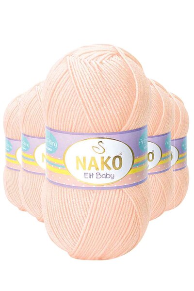 Marsilyan 5 قطع من خيوط الحياكة اليدوية Elite Baby من صوف الأطفال الناعم المق...