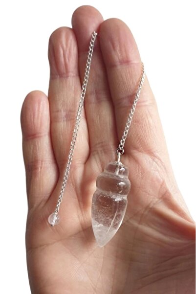 Pozitif Doğal Taş كريستال كوارتز مخروطي البندول 218-7