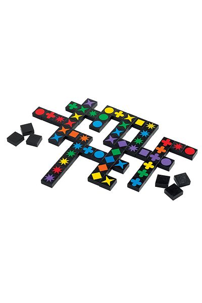 Mindware Qwirkle - بطاقة منقوشة بقصة مريحة
