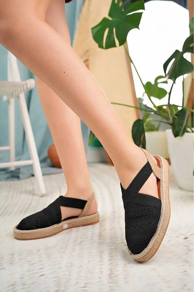Prego Espadril Günlük Kadın Ayakkabı Siyah